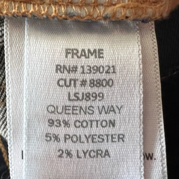 FRAME DENIM le Skinny de Jeanne Jeans denim Size 24 dark wash - Picture 7 of 8